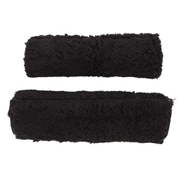 Imagem de CUOFYUNL 2 peças almofadas de apoio de braço para cadeira de rodas antiderrapante quente berbere velo capa de apoio de braço para cadeira de escritório cadeiras de mesa de jogos