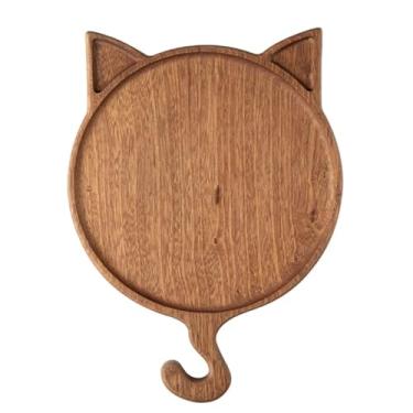 Imagem de ZABEES Tábua de pizza de madeira, bandeja de madeira, tábua de queijo charcutaria, prato redondo de pizza, pão ocidental, bife, bolo, prato de pizza, bandeja inferior