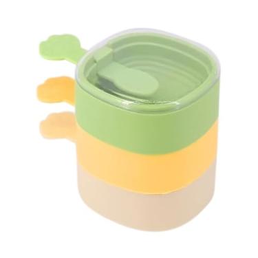 Imagem de Moldes caseiros, moldes de picolé de 3 camadas com palitos, máquina de sobremesa de liberação fácil, suportes empilháveis reutilizáveis para cozinha interna