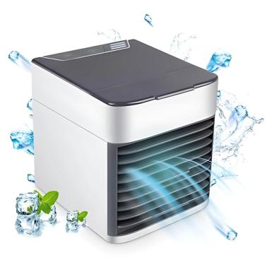 Imagem de Mini Ar Condicionado Portátil Resfria, Umidifica, USB