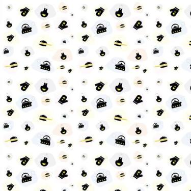 Imagem de Papel De Parede Utensílios De Cozinha E Comida Autocolante - LRP