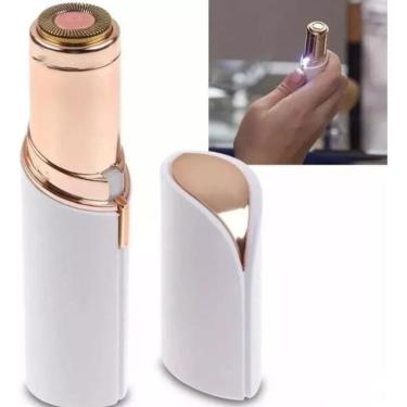 Imagem de Depilador Batom Aparador Facial Pelos Portatil Sem Dor