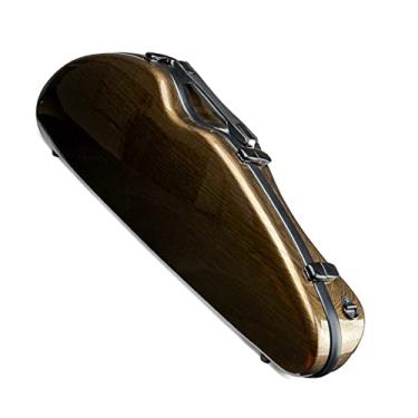 Imagem de Estojo Para Violino Marrom Triângulo Tamanho 4/4 Composto De Fibra De Carbono Estojo Rígido Portátil Para Violino Tamanho Completo Estojo de Violino