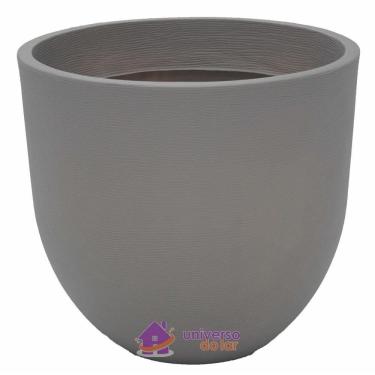 Imagem de Vaso Tramontina Laos Em Polietileno Concreto 54 Cm Tramontina
