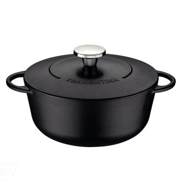 Imagem de Caçarola Trento Em Ferro Esmaltado Com Revestimento Interno Em Antiaderente Starflon Exce