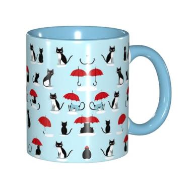 Imagem de Zeraoke Caneca de café criativa com estampa de dachshund parisiense, personalizada, presente para família, tamanho de 325 ml, unissex