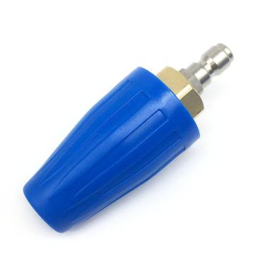 Imagem de Bico turbo YOKING YK-4B30N para máquina de lavar pressão 4000 PSI 3GPM com plugue QD de 1/4", azul (tamanho do bocal de cerâmica)