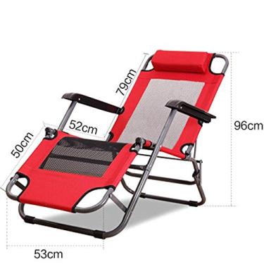 Imagem de Cadeira de gravidade zero com bloqueio de gravidade zero, espreguiçadeira, área externa, reclinável ajustável e acolchoada com suporte para encosto de cabeça, 158 kg