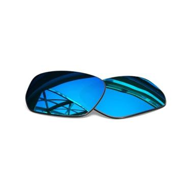 Imagem de SmartVLT Lentes de substituição polarizadas revestidas com AR azul gelo para óculos de sol Oakley Style Switch OO9194