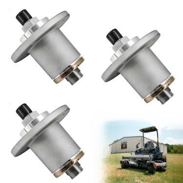 Imagem de ShenBrala 437-0004-00 Eixo de deck de cortador de grama novo para Spartan RT RZ SRT Pro HD XD 72 polegadas, Qtde 3