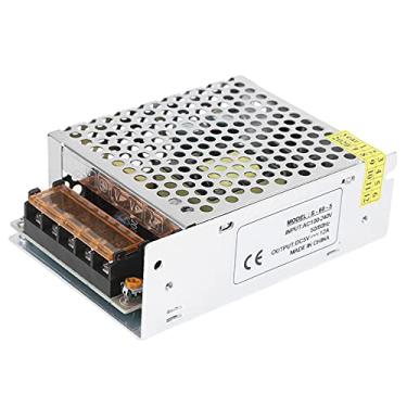 Imagem de Luqeeg Fonte de Alimentação de Comutação de Proteção contra Sobrecarga 10A para Barra de Luz LED DC5V 50W Rádio, Resfriamento Natural (S-60-5 (5V/12A/60W) AC100-240V)