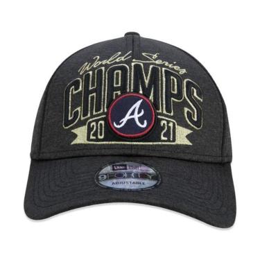 Imagem de BONÉ NEW ERA 940 ATLANTA BRAVES WORLD SERIES CHAMPIONS LOCKER ROOM PRETO-Masculino