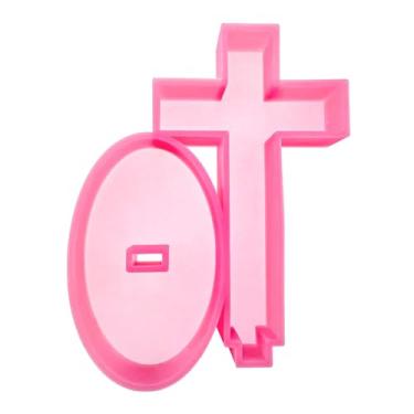 Imagem de (Design opcional de 300) MUBYOK M569 Conjunto de suporte de cruz de silicone para assar contas aromáticas suprimentos de freshie de carro