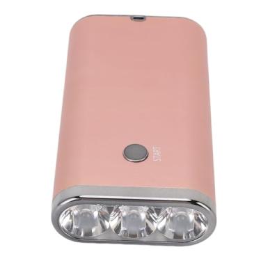 Imagem de Hyuduo Lâmpada de Extensão do Cabelo LED Luz de Cílio Portátil de Cura Portátil Com Bateria Embutida Adequada para Uso Em Casa e Profissional, Design Moderno para Resultados Eficientes (PINK)