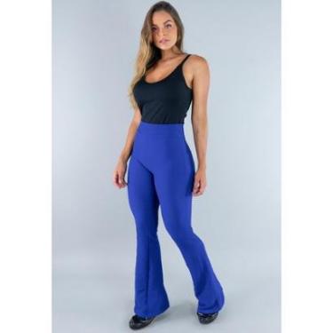 Imagem de Calça   Flare Pantalona Cintura Alta Moda Mvb Modas  Feminina-Feminino
