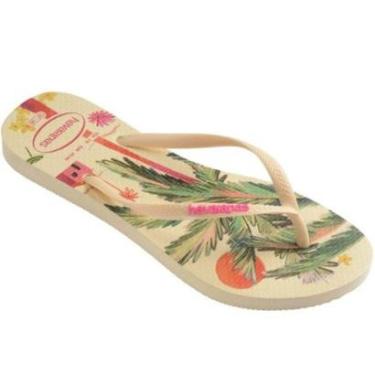 Imagem de Chinelo de Dedo Feminino Estampa Havaianas Slim Summer-Unissex