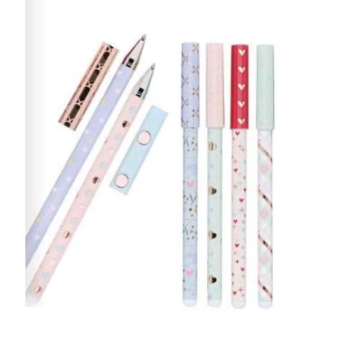 Imagem de CANETA ESFEROGRÁFICA LOVE HEART MOLIN - Tinta Azul, Ponta 1,0mm