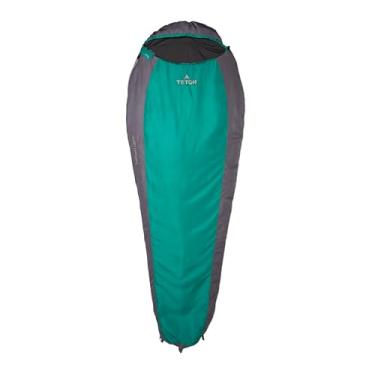 Imagem de TETON Sports Trailhead, saco de dormir de 20 graus; saco de dormir leve e quente para mamãe, acampamento, mochila, caminhadas, verde-azulado