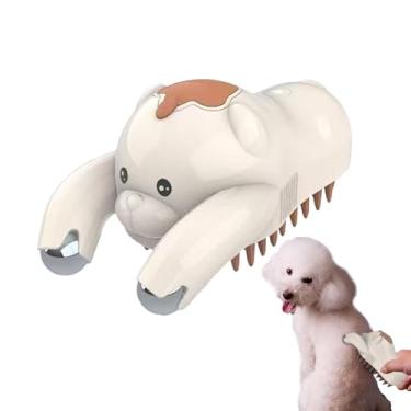 Imagem de Escova De Vapor Para Cães,Pente De Limpeza Recarregável - Escova a Vapor para Cães,Para Uso em Casa e Interior, no Duche, Spa, Salão, para Toeleitura, Queda de Pelo e Banho