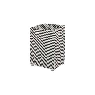 Imagem de Capa para Máquina de Lavar, PVC Reforçado e Poliéster, Tampa 58x9x20cm e Saia 58x80x58cm, Compatível com Consul, Brastemp, Electrolux, Suggar, Mueller, 2 Peças