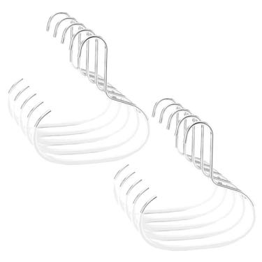 Imagem de Ganchos De Aço Para Chapéus Para Guarda-Roupa,Gancho de Armazenamento Multifuncional Resistente para 10 Peças,Prateleira Organizadora Para Chapéus E Bonés De Baseball - Para Gravatas Cintos Camisetas