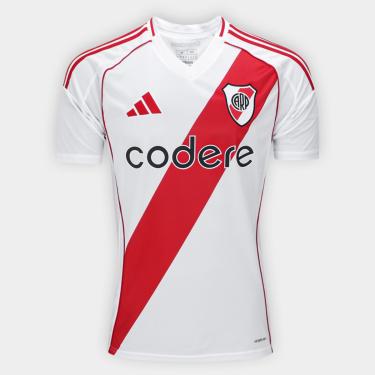 Imagem de Camisa River Plate Adidas Home Torcedor 24/25 s/n° Masculina-Masculino