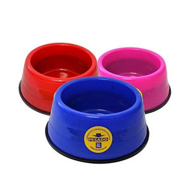 Imagem de Mr Pet Comedouro e Bebedouro Pesado Pequeno , Cores sortidas, Pequeno