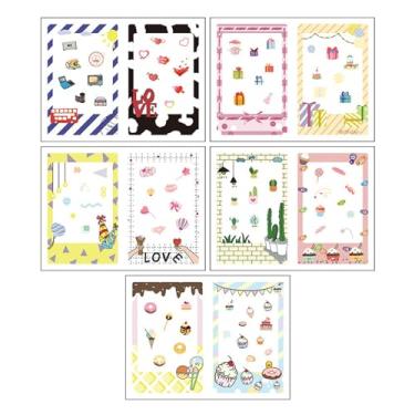 Imagem de Zopsc 10 Unidades de Adesivos de Moldura de Filmes Instantâneos Coloridos Autoadesivos, Folha de Ouro Requintada para Animais de Estimação, Decoração DIY, Versátil para Decoração de (Estilo 2)