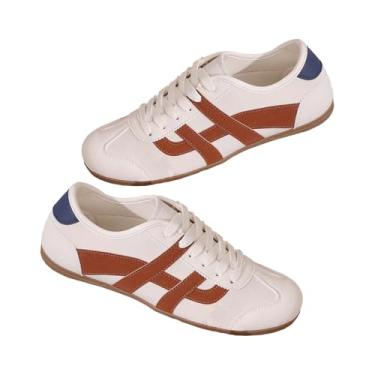 Imagem de Tênis feminino de cano baixo para uso diário, Bege, 35