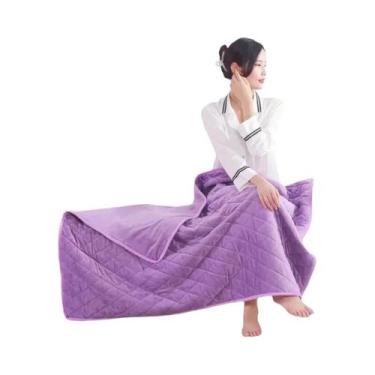 Imagem de Cobertor Elétrico Multifuncional USB Aquecido Lavável Com 3 Configuraç