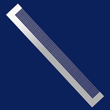 Imagem de Régua para Pintura de Diamantes Ferramenta Aço Inoxidável Alta Precisão Arte Bordado Malha Ponto Acessório Tecido Costura Roupas DIY Sem Pontes Lisas