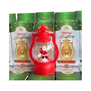 Imagem de Lanterna De Natal LED Portátil Papai Noel Luzes De Vento Para Decoraçã