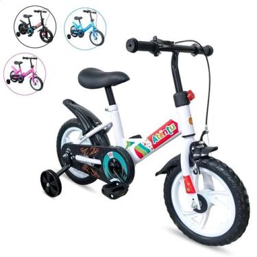 Imagem de Bicicleta Infantil Aro 12 Rodinhas Removíveis Leve Segura Pedal Antide