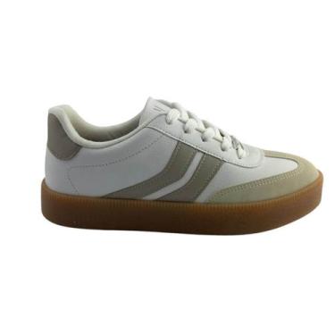 Imagem de Tênis Feminino Vizzano 144.100 Floather Madri, Branco off, 37