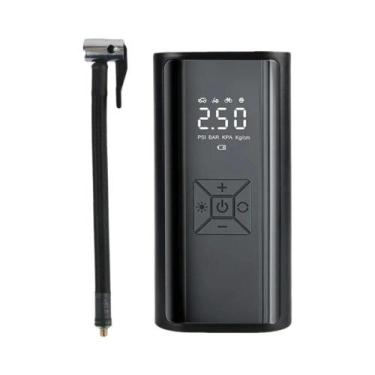 Imagem de Compressor De Ar Portátil Com Luz LED 150PSI 120W Inflador De Pneus Di