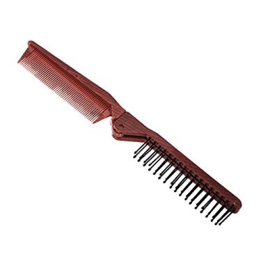 Imagem de Pente de Cabelo Plegável Escova Portátil para Viagem 2 em 1 Multifuncional Desembaraçador - ABS Antiestático Nylon Design Ergonômico Estilo Alisamento Massagem Promover Crescimento Capilar