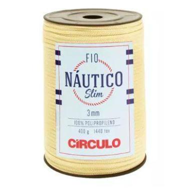 Imagem de FIO NÁUTICO SLIM CÍRCULO 3MM COR 7684 PORCELANA - 400g - no-brand