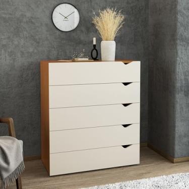 Imagem de Cômoda 5 Gavetas Porto Politorno Móveis