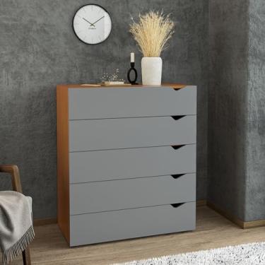 Imagem de Cômoda 5 Gavetas Porto Politorno Móveis