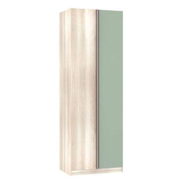 Imagem de Guarda-Roupa Solteiro Luciane Canto Reto Direito E Esquerdo Prime Plus 1 Porta 80 Cm
