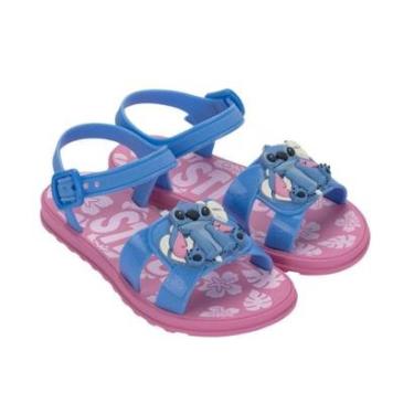 Imagem de Sandália Infantil Rosa Stitch Pet Shop Grendene Kids 23321-Feminino
