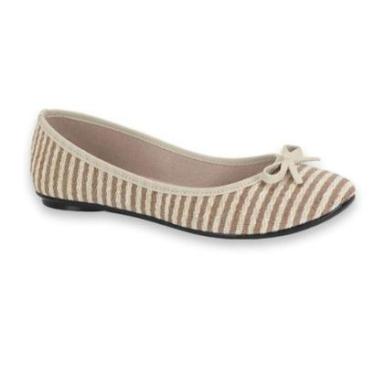 Imagem de Sapatilha Feminina Moleca Tecido Listrado-Feminino