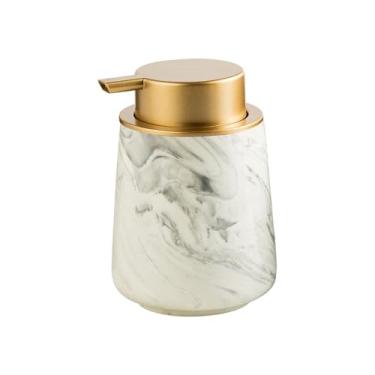 Imagem de Dispensadores de sabonete, leve, luxuoso, cerâmico, bolhas, hotel, clube, banheiro, dispensador de sabão para cozinha, banheiro (cinza)