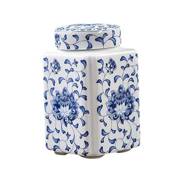Imagem de Wswqop Vaso de Porcelana em Formato de, Pote de Cerâmica para Gengibre, 200 Ml, Ideal para Armazenar Alimentos, Perfeito para Casa, Festas, Sala de Es, Branco azulado, Tamanho real