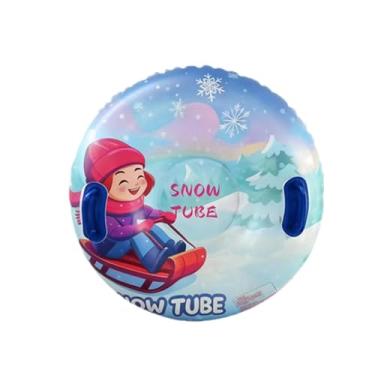Imagem de MotiveTech Brinquedo inflável de neve, trenó de neve portátil e prático em PVC para esportes ao ar livre, Style a