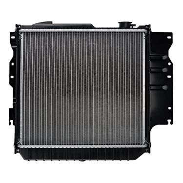 Imagem de Torchbeam Radiador de motor de substituição de veículo automotivo para radiador de óleo de transmissão Wrangler 1987-1995 1997-2006 incluído
