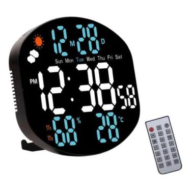 Imagem de Relógio de Parede Digital Led USB 26 cm N248928-5 - Quanhe