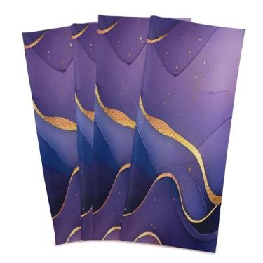 Imagem de xigua Conjunto de 6 panos de prato de cozinha de mármore, toalhas de cozinha de secagem rápida altamente absorventes para limpeza de pratos e limpeza manual, 71 x 45 cm