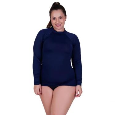 Imagem de Camisa Plus Size Proteção Solar UV 50+ Blusa Térmica Segunda Pele - c2