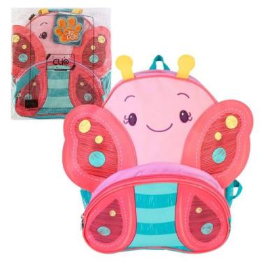 Imagem de Mochila De Costas Borboleta Infantil Zoo Pets Clio (Rosa)
